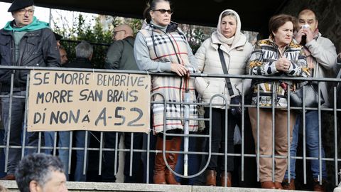 La cita tambi�n sirvi� para mostrar el rechazo al trazado de la variante de la A-52 entre O Porri�o y Vigo