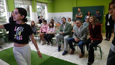 El presidente del Principado, Adri�n Barb�n, en el inicio del curso escolar