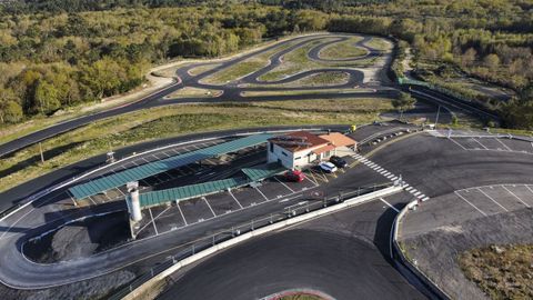 El trazado del circuito Choqueiro, en el concello de San Cristovo de Cea