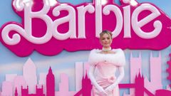 Margot Robbie, protagonista del filme �Barbie�, en un acto promocional.
