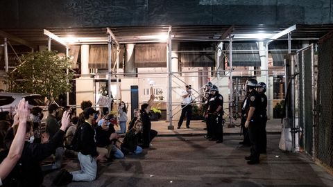 Protestas, esta noche, en Nueva York