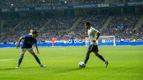 Las mejores im�genes del Real Oviedo ante el Real Madrid