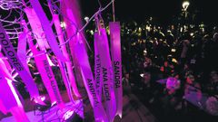 Un momento de las marchas del 25N en Gij�n