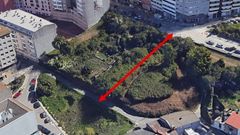 La imagen remitida por la junta de compensaci�n Parque de Oza muestra la ubicaci�n del funicular que se pretende instalar