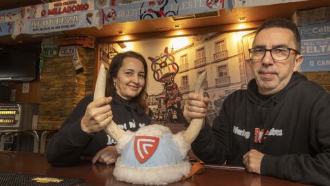 Susi Villaverde e Miguel Barja est�n � fronte da cervexer�a Merlego