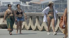 Alerta amarilla en A Coruña por calor