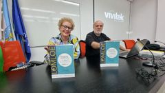 Teresa Dom�nguez y Florencio Luengo, este jueves, en la Facultade de Ciencias da Educaci�n e do Deporte de Pontevedra, a quien agradecieron la acogida