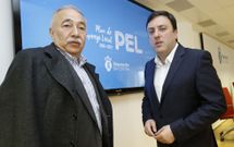 El diputado de Promoci�n Econ�mica, Xos� Luis Garc�a, junto con el presidente Gonz�lez Formoso. 
