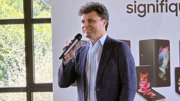David Alonso, en la sede de Samsung Electronics Iberia.