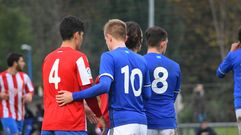 Imagen tomada durante el Vetusta - Sporting B de la 16/17