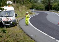 La Diputaci�n mejor� el firme en Entrecruces, en la DP-1914, hace cuatro meses. 