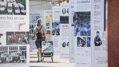 La exposicin est formada por 17 paneles que repasan los 140 aos de La Voz de Galicia