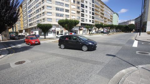 Xosé Castiñeira/Ronda das Mercedes. El paso de la medianera influye en las retenciones de todas las calles