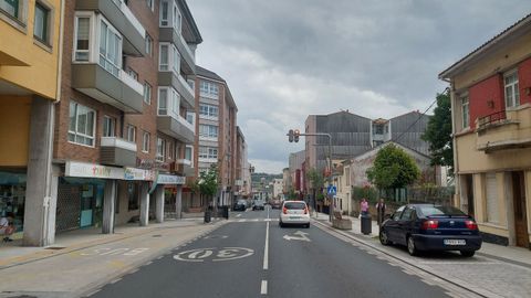 La humanización de la carretera N-550 a su paso por Vilaboa es el modelo que Rioboo pretende exportar a más zonas del municipio.