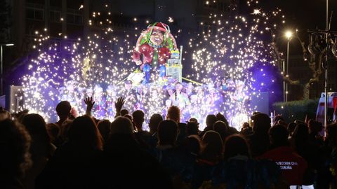 Entronizaci�n del dios Momo en A Coru�a