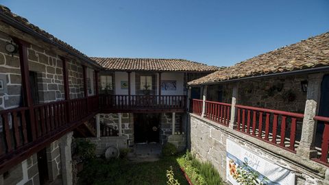 Un aspecto del patio interior del pazo