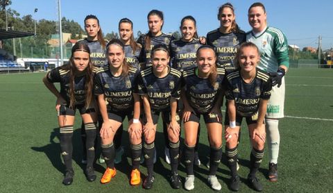 Real Oviedo Femenino Valladares.Alineacion oviedista ante el Valladares