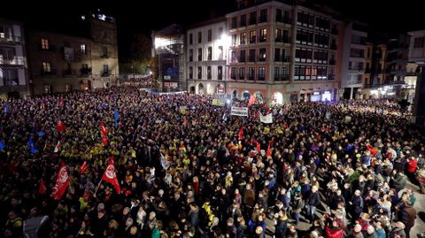 Multitudinaria manifestacin en defensa de Alcoa, en Avils, en 2018