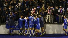 La victoria del Ourense CF ante el Girona FC, en imgenes
