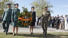 Vilanova rinde homenaje a las v�ctimas de las fuerzas armadas