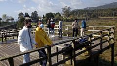 Chequeo en el paseo boirense del rio Coro�o