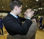 R�os y V�zquez, tras ganar la Copa Xunta en el a�o 2013. 