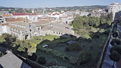 Exterior del convento de Santa Clara, en el centro de la ciudad de Pontevedra