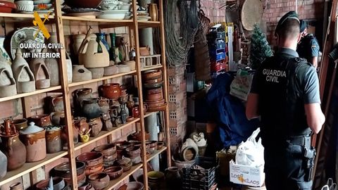 Las mil piezas incautadas en la operaci�n antidrogas en Valencia.