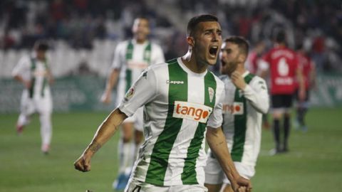 Sergi Guardiola Cordoba.Sergi Guardiola celebra un tanto