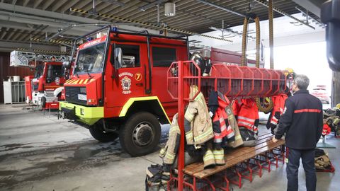 Los bomberos de Ferrol en una imagen de archivo