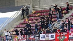 Ultras de Orgullo Cazurro, el pasado s�bado en Pasar�n
