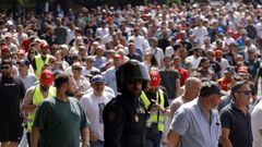 Imagen de una de las �ltimas manifestaciones del sector, en Ferrol.