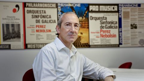 Juan Antonio Cuéllar, nuevo gerente de la Sinfónica de Galicia.
