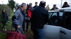 Salida de la prisi�n de Teixeiro de Domingo Troiti�o, en el 2013 