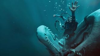 Fotograma del filme dirigido por&nbsp;Brian Duffield &laquo;Whalefall&raquo;.
