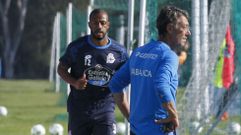 Sidnei, entrenando el pasado viernes