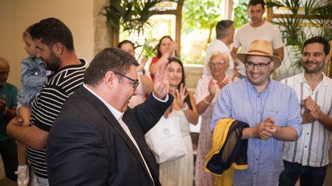 El nuevo alcalde de Noia, el socialista Francisco Prez, se alz con el bastn de mando el pasado 11 de agosto.