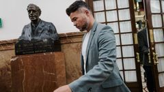 El portavoz de Esquerra Republicana en el Congreso, Gabriel Rufián, en un instante de la sesión plenaria del 19 de junio.