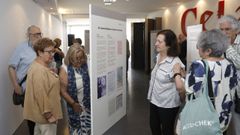 La exposici&oacute;n &laquo;Presas e Mestras. A represi&oacute;n das mulleres na comarca de Celanova� nas III Xornadas Memoria e Muller&raquo; se inaugur&oacute; en el auditorio municipal Ilduara