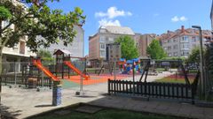 Imagen de archivo de un parque infantil en A Laracha