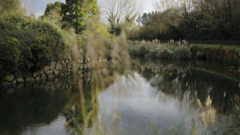 Vista del r�o Mero a su paso por Cambre