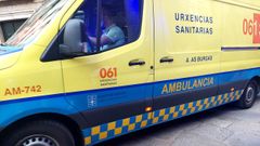 Imagen de una ambulancia de Urxencias Sanitarias de Galicia.