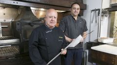 Luis Mari Uranga y Suso Varela, en el Urimare