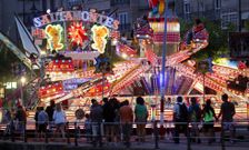 Una de las atracciones que se instal� en el municipio en las fiestas del a�o pasado. 