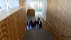 El PP lucense, durante su visita al nuevo auditorio