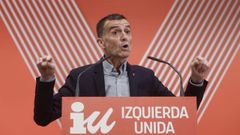 Antonio Mallo interviene en la XIII Asamblea Federal de Izquierda Unida en la que se eligi al nuevo coordinador general del partido