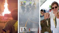 Noche sin incidencias salvo un peque�o incendio en el San Xo�n de Ferrolterra