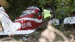 Una avioneta se estrella en Barro