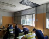 Es habitual que caigan placas en muchas clases y �las temperaturas superan los m�nimos�. 