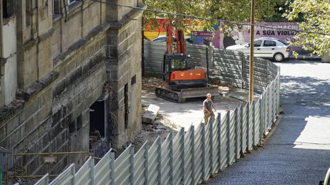 Obras en la Plaza de Abastos N�mero Uno